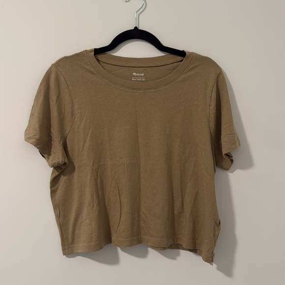 Madewell Softfade Cotton Boxy-Crop Tee - Picture 5 of 9